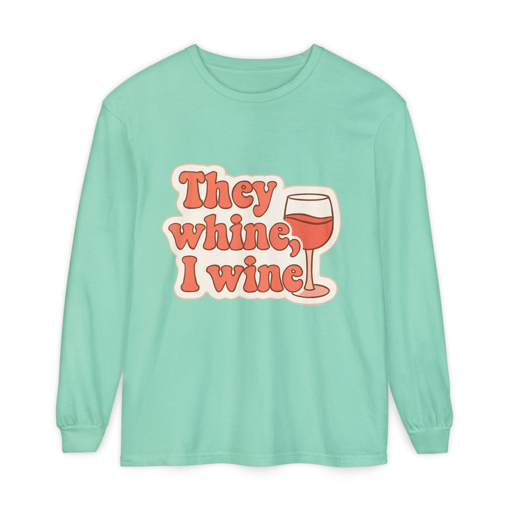 Wine Lovers Long Sleeve T-Shirt, Funny Wine Tee, Gift for Wine Enthusiasts, Fun Gatherings Shirt, Perfect for Parties
