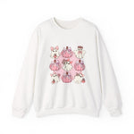 Cute Ghost and Pumpkin Sweatshirt for Fall, Halloween Sweatshirt, Unisex Crewneck, Cozy Halloween Gift, Fall Fashion