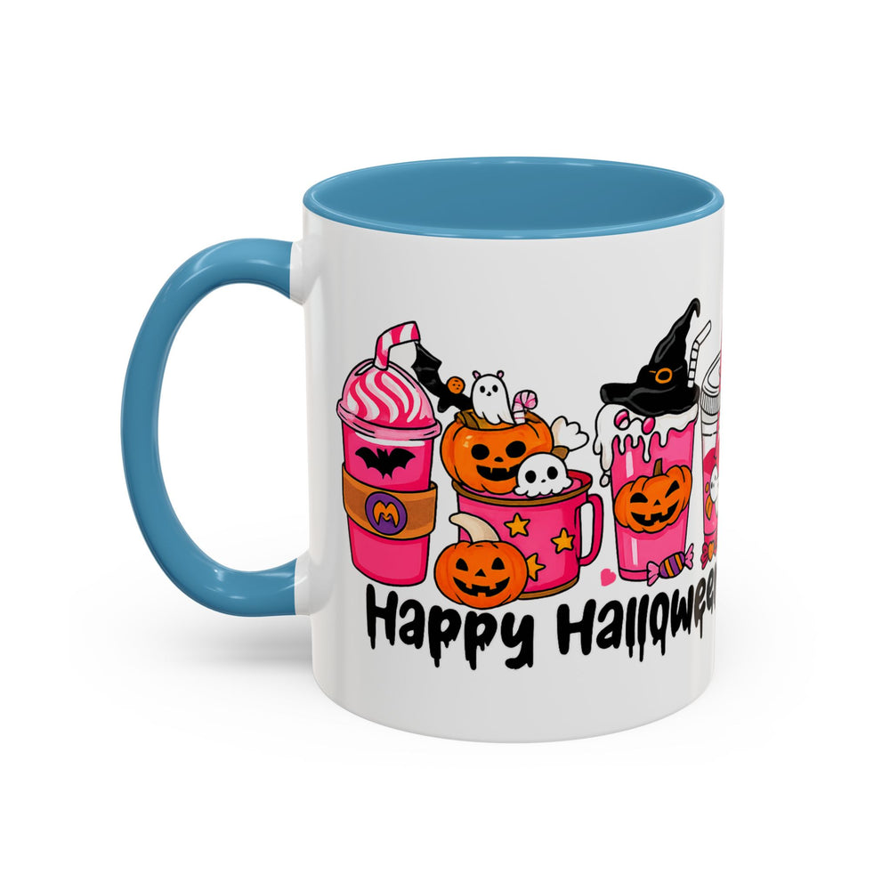 Halloween Accent Coffee Mug with Fun Designs, Perfect for Spooky Season, Gift for Coffee Lovers, Unique Holiday Mug