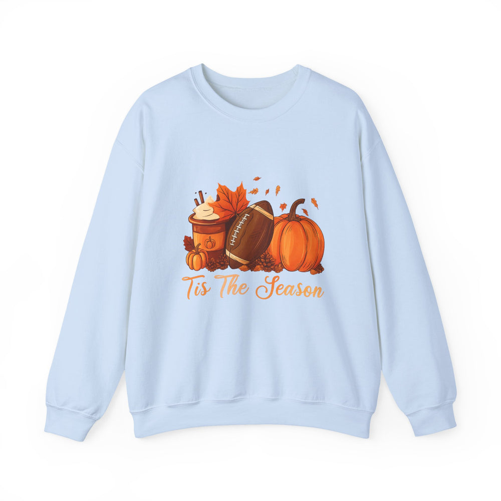 Cozy Fall Sweatshirt, Autumn Crewneck, Tis The Season Sweater, Pumpkin Spice Top, Thanksgiving Gift