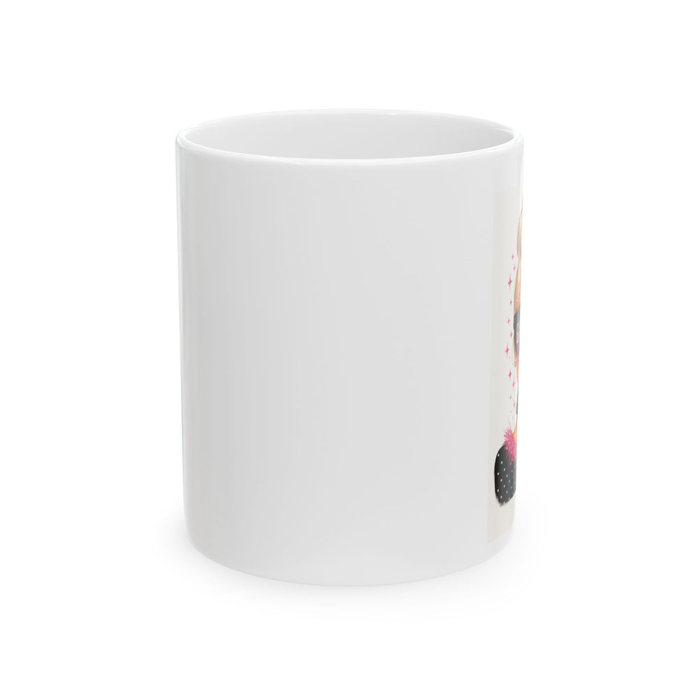 Glam Girl Boss Ceramic Mug - Empowering Coffee Cup for Entrepreneurs, Feminist Gift, Office Decor, Unique Tea Mug, Boss Babe Inspiration