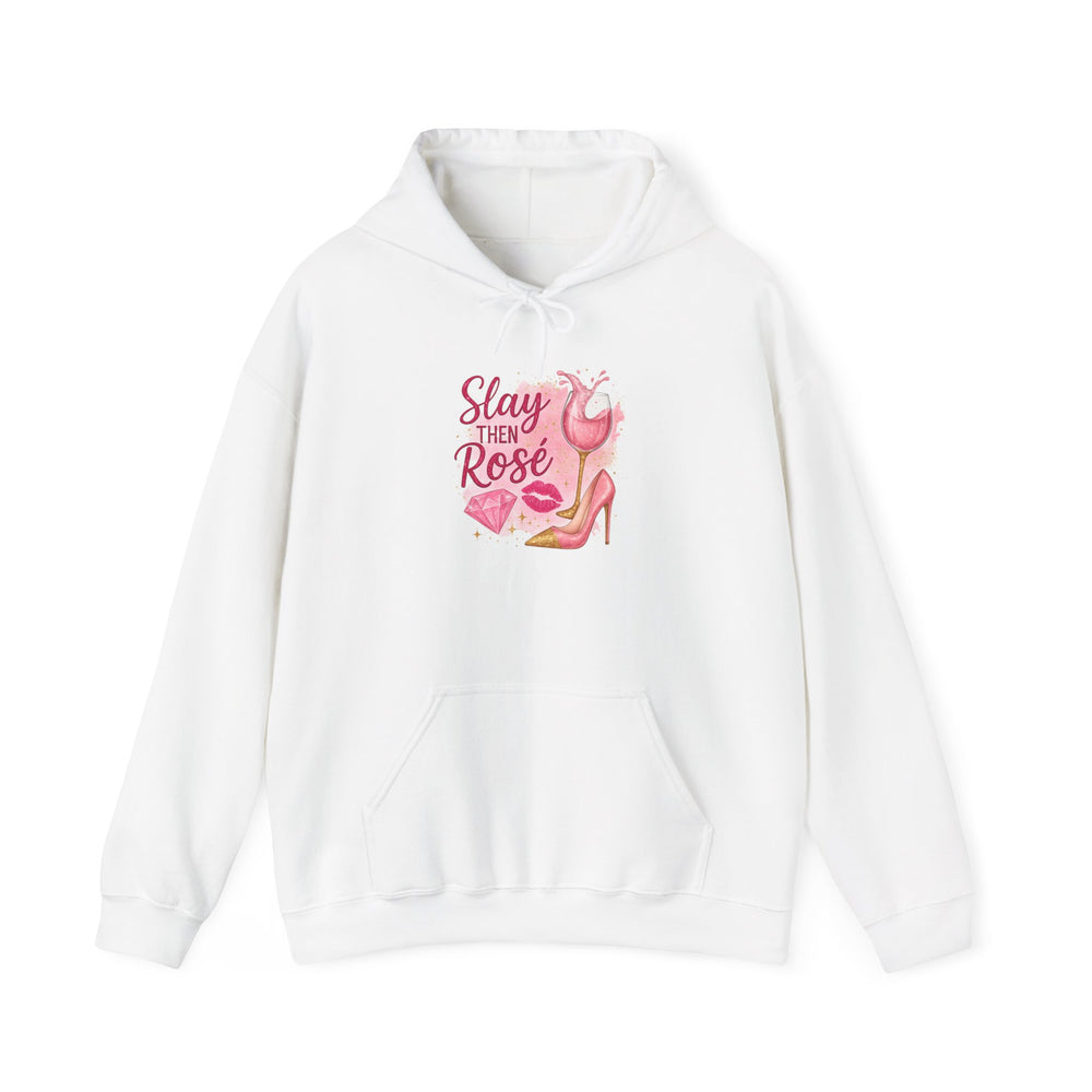 Chic Flamingo Sweatshirt, Trendy Hoodie, Stylish Gift, Slay the Rose Apparel, Comfortable Fashion, Summer Vibes Clothing